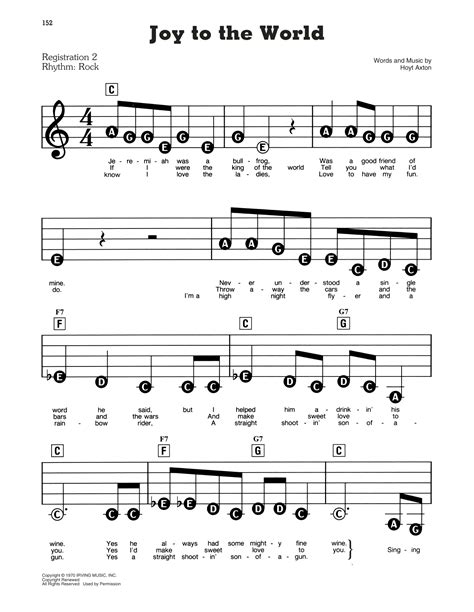 William Gillock Joy To The World Sheet Music Notes, Chords | Sheet ...