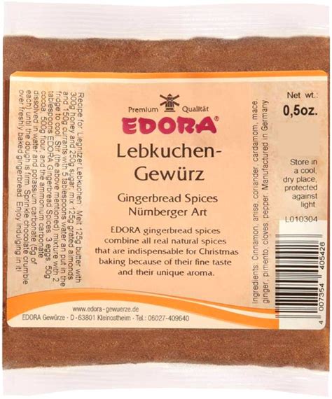 EDORA LEBKUCHEN SPICES | MARINA MARKET