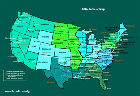 Courts and cases USA (Lexadin)