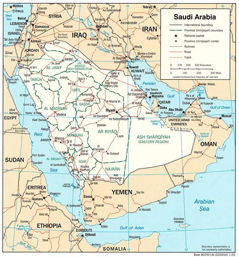 Detailed political and administrative map of Saudi Arabia. Saudi Arabia ...