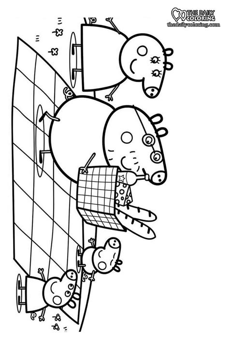 Nick Jr Peppa Pig Coloring Pages