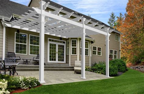 Valencia 12' x 16' Attached Pergola | Backyard pergola, Pergola patio ...