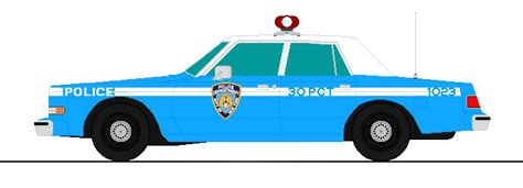 1987 Dodge Diplomat - NYPD Old Paint Scheme by MEDIC1543 on DeviantArt