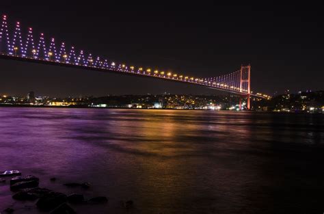 Night view of Bosphorus Bridge | The night view of Bosphorus… | Flickr