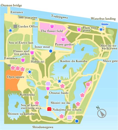 Hamarikyu Gardens Tokyo Map | Fasci Garden