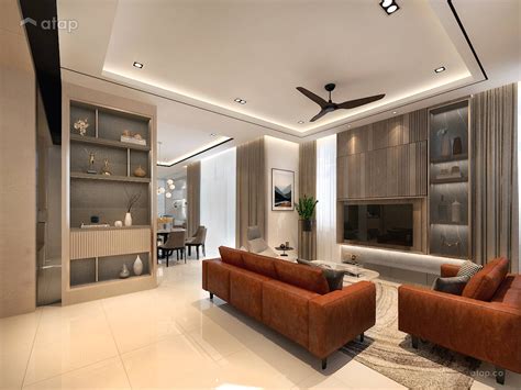 Classic Modern Foyer Living Room semi-detached design ideas & photos ...