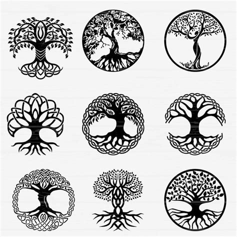 Tree of Life Svg Files for Cricut and Silhouette, Celtic Tree Digital ...