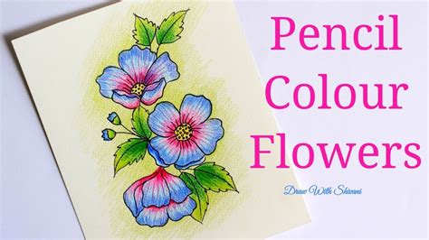 Art Flower Drawing Colour Pencil : 50 beautiful color pencil drawings ...