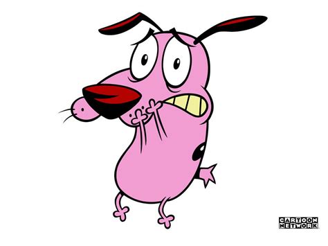 American top cartoons: Courage the cowardly dog