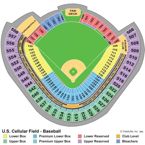 Elegant white sox stadium seating chart | Us cellular, Seating charts ...