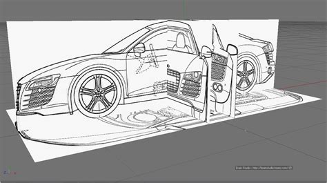 BluePrints of Audi R8 by Brain-Studio on DeviantArt