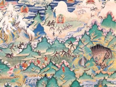 Tibet History, Tibet Origin Myth, History of Tibet