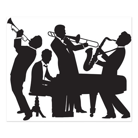 Great 20's Jazz Band Insta-Mural (Pack of 6) | Jazz band, Jazz, Mural