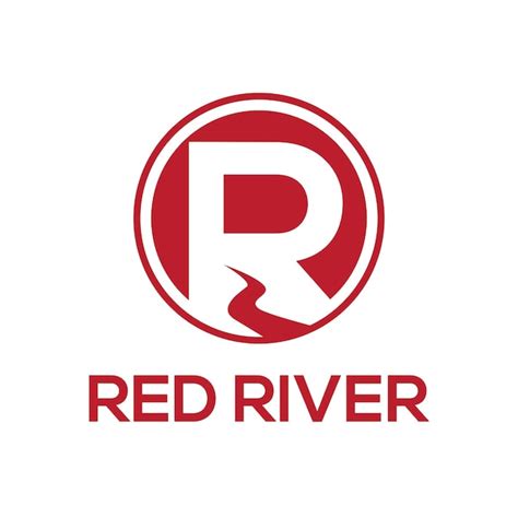 Premium Vector | Initial red river logo letter r