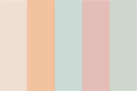 soft pastel aesthetic colors Color Palette