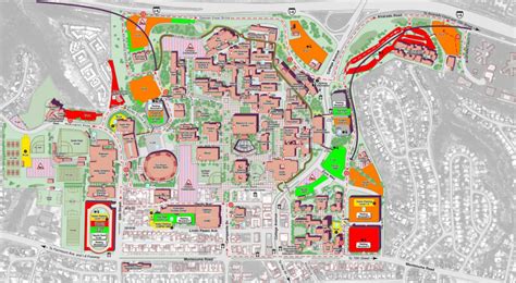 SDSU Campus Map Printable