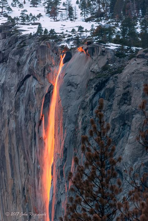 Waterfall . . . El Capitan Yosemite National Park California USA ...