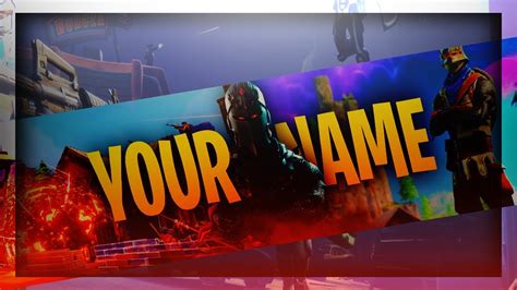 Fortnite YouTube Banner Art