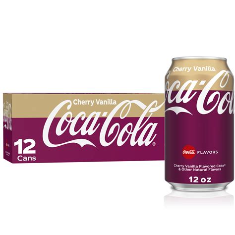 Buy Coca Cola Cherry Vanilla, 12 Fl Oz Cans, 12 Pack Online at ...