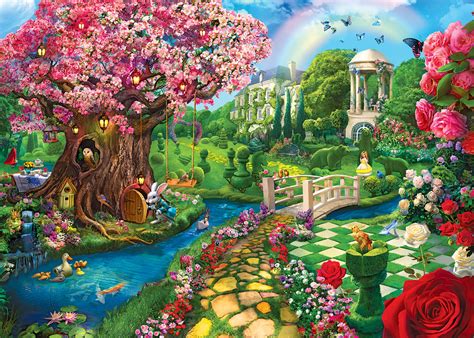 Fairytale Garden, 3000 Pieces, Kodak | Puzzle Warehouse