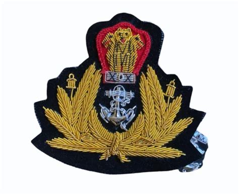 Embroidered Indian Navy Badges, Golden at Rs 90/piece in Maler Kotla ...