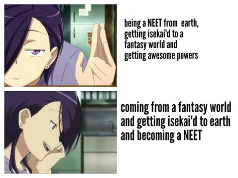 "Being a NEET is the best" : Animemes