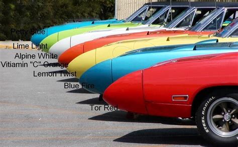 The 1970 Plymouth Superbird was only available in seven colors, one of ...