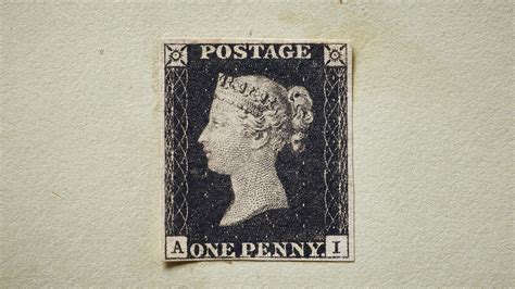 The World’s First Postage Stamp Could Reach $8.25 Million at Auction