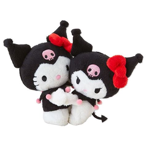 Hello Kitty x Kuromi Plush Doll Set 40th Anniversary SANRIO JAPAN ...