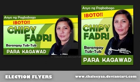 Barangay Election Flyers