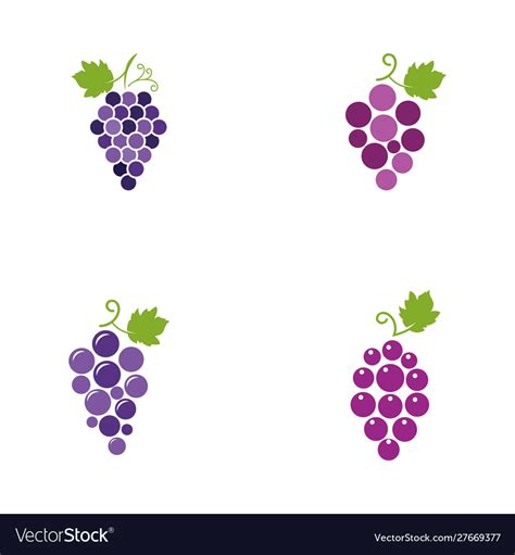 Grapes icon design Royalty Free Vector Image - VectorStock