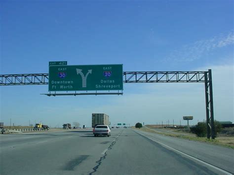 OKRoads -- Interstate 20 Texas -- Eastbound -- FM 1187 to TX 360