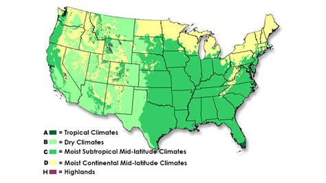 Major U.S. Climate Zones | PBS LearningMedia