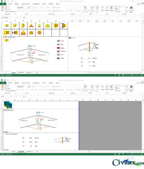 How To Design A Spreadsheet with Steel Connection Design Spreadsheet ...