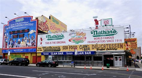 Nathan's Famous is a must for Coney Island visitors. - Globetrotting Mommy