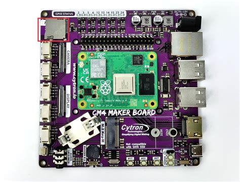 Boot up Raspberry Pi CM4 on CM4 Maker Board