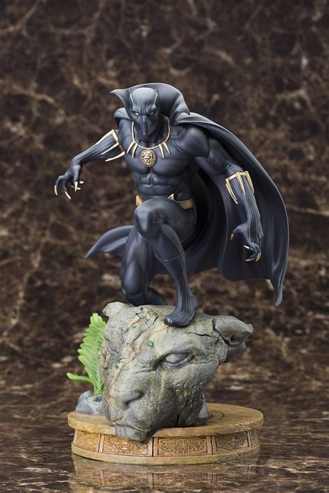 MARVEL BLACK PANTHER FINE ART STATUE (C: 1-1-2) | Marvel statues, Black ...