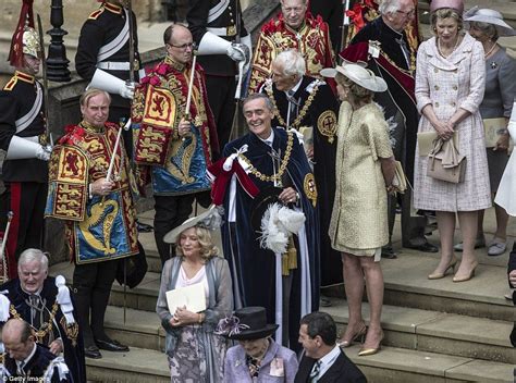 The Queen is all smiles as she leads the Order of the Garter | Order of ...