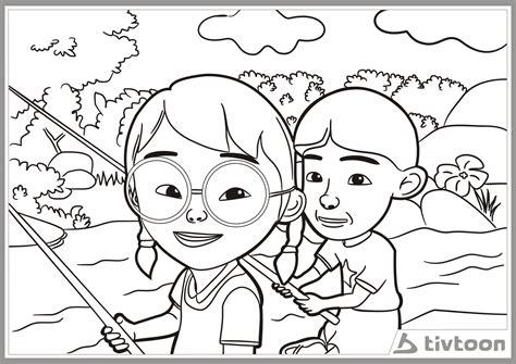 Upin Coloring