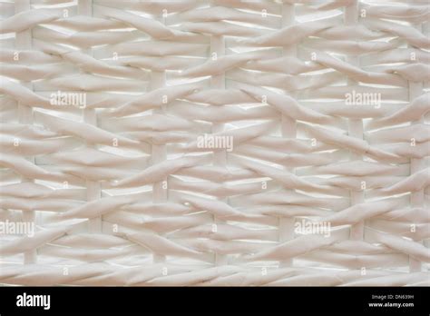 Background of a white wicker basket Stock Photo - Alamy