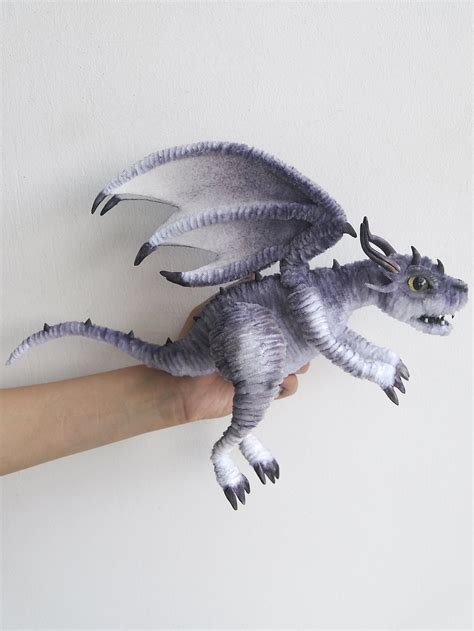 Art Dragon Plushdragon Art Dollscustom Plush Dragon - Etsy