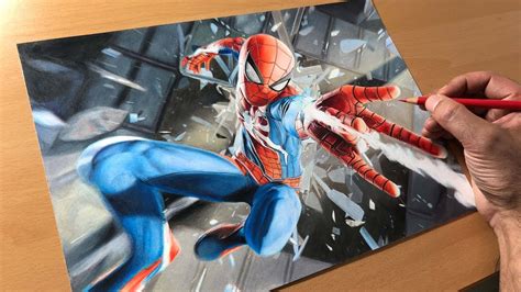 Arotlogy Spider-Man PS4 Drawing Print A4A3 Prints Art & Collectibles ...