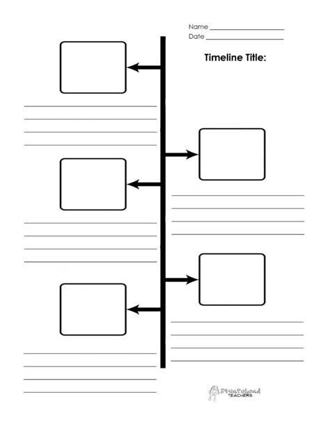 Blank Timeline Worksheet Pdf — db-excel.com