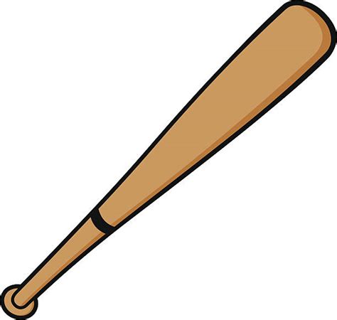 Cartoon Baseball Bat Clip Art, Vector Images & Illustrations - iStock