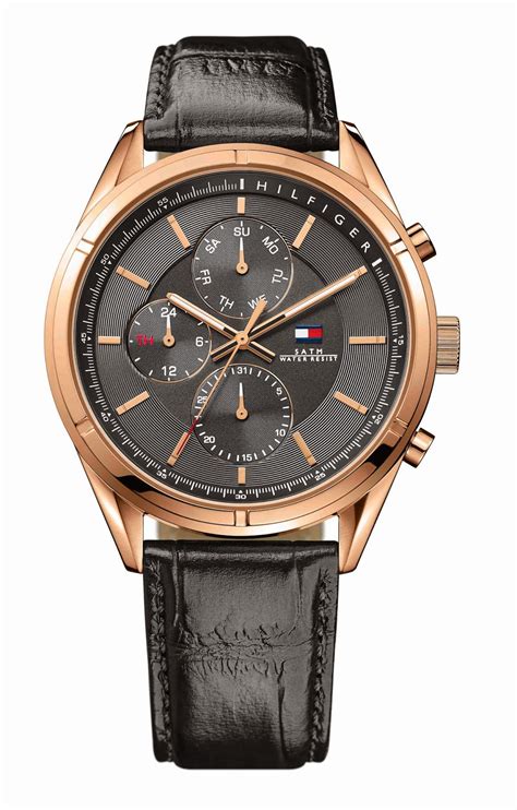 men's styling: ROSE-GOLD MENS WATCH HEADLINES TOMMY HILFIGER WATCHES ...