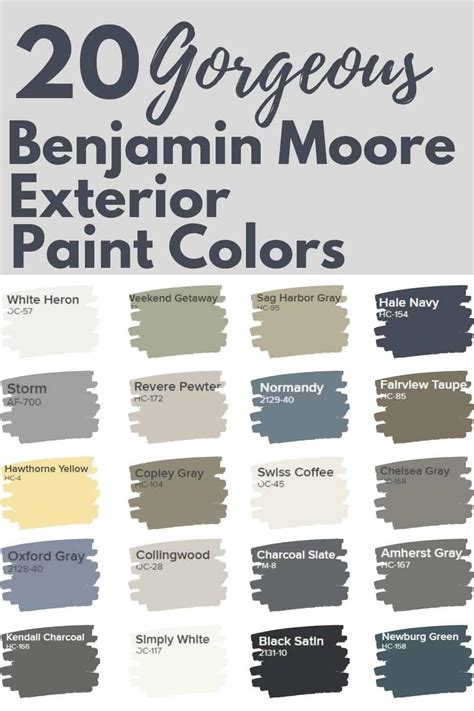 20++ Benjamin Moore Exterior House Colors - PIMPHOMEE