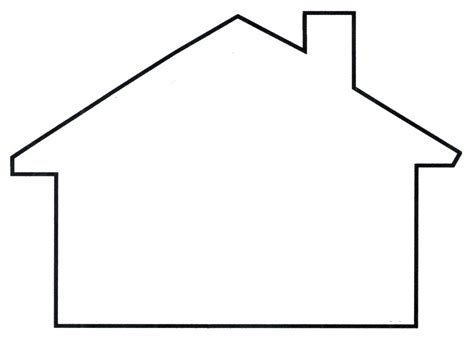 Outline Of A House | Free download on ClipArtMag