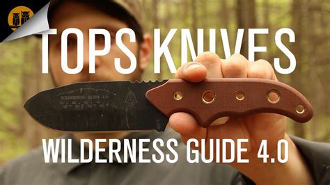 TOPS Knives Wilderness Guide 4.0 | Survival Knife | Field Overview