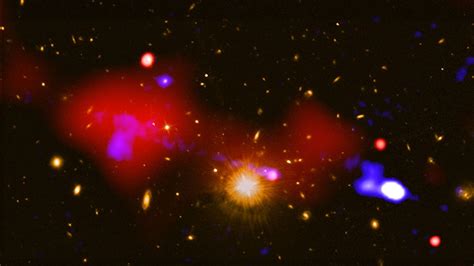 NASA photo reveals star formation sparked by distant supermassive black ...