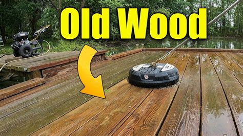 Pressure Washing Wood Decks - The Safe Way - YouTube